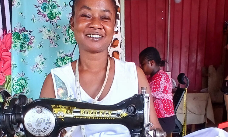 Sewing machines, hairdryers and stock for women in Ghana
